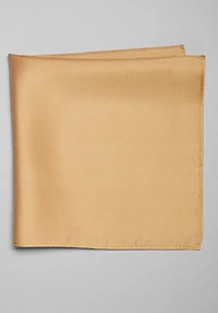 Men's Traveler Collection Solid Pocket Square at Jos. A. Bank, Gold,