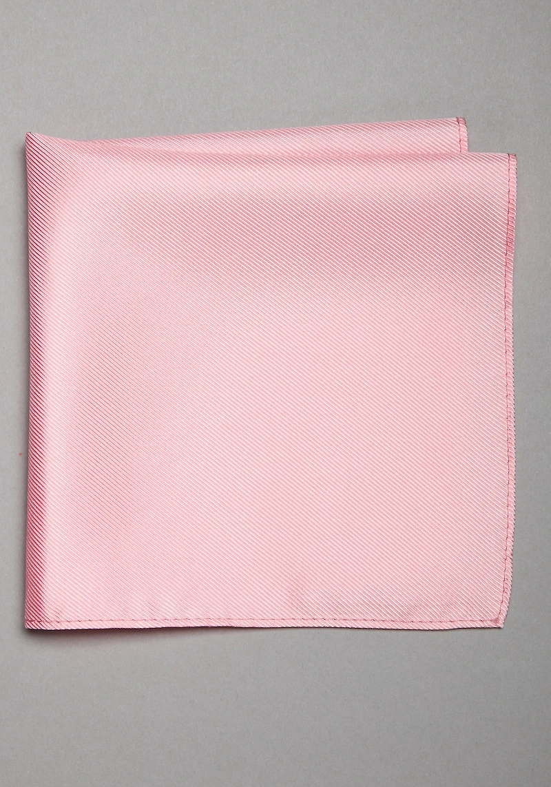 Men's Traveler Collection Solid Pocket Square at Jos. A. Bank, Pink,