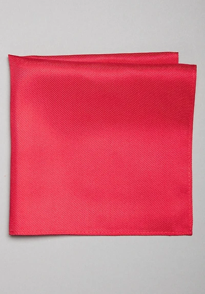 Men's Traveler Collection Solid Pocket Square at Jos. A. Bank, Red,
