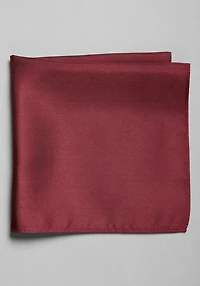 Men's Traveler Collection Solid Pocket Square at Jos. A. Bank, Burgundy,