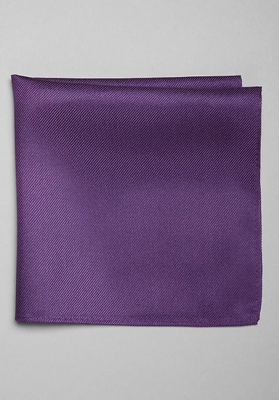 Men's Traveler Collection Solid Pocket Square at Jos. A. Bank, Purple,