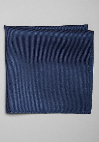 Men's Traveler Collection Solid Pocket Square at Jos. A. Bank, Blue/Navy,