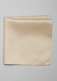 Men's Traveler Collection Solid Pocket Square at Jos. A. Bank, Champagne/Metals,