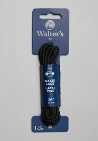 Men's Walter's 36-Inch Wax Dress Laces, Black at Jos. A. Bank, Black,