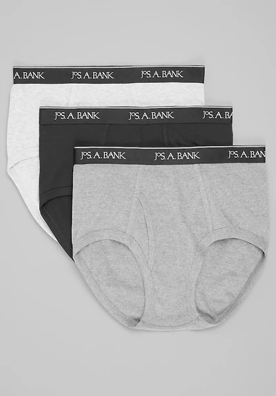 Men's Jos. A. Bank Briefs, 3-Pack at Jos. A. Bank, Grey