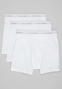 Men's Jos. A. Bank Boxer Briefs, 3-Pack at Jos. A. Bank, Cream/White