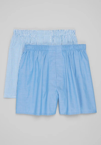 Men's Jos. A. Bank Woven Boxers, 2-Pack at Jos. A. Bank, Blue