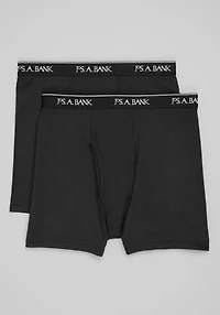 Men's Traveler® CoolMotion Boxer Brief, 2-Pack at Jos. A. Bank, Black