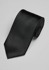 Men's Reserve Collection Satin Weave Solid Tie at Jos. A. Bank, Black,