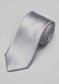 Men's Reserve Collection Satin Weave Solid Tie - Long at Jos. A. Bank, Charcoal/Grey,