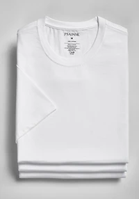 Men's Jos. A. Bank Crew Neck Tees, 3-Pack at Jos. A. Bank, Cream/White