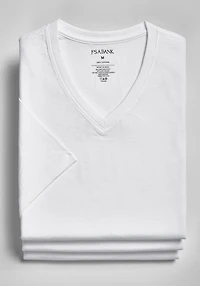 Men's Jos. A. Bank V-Neck Tees, 3-Pack at Jos. A. Bank, Cream/White