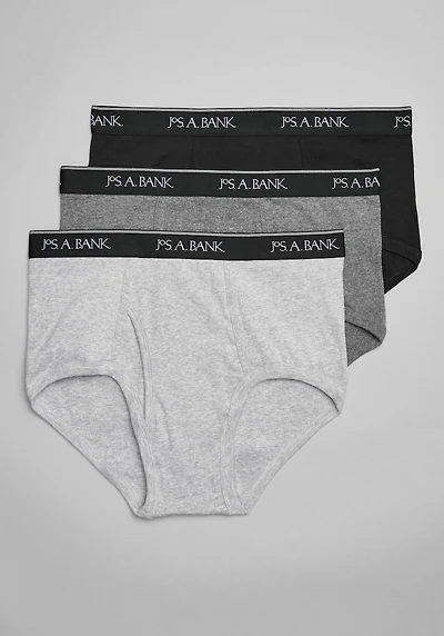 Men's Jos. A. Bank Briefs, 3-Pack at Jos. A. Bank, Grey