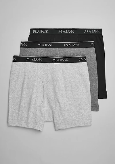 Men's Jos. A. Bank Boxer Briefs, 3-Pack at Jos. A. Bank, Grey