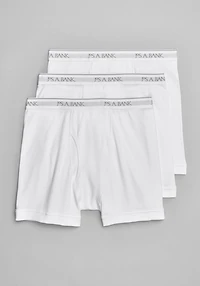 Men's Jos. A. Bank Boxer Briefs, 3-Pack at Jos. A. Bank, Cream/White