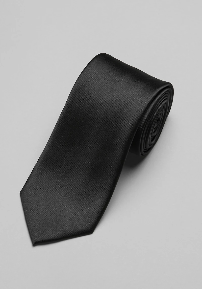 Men's Jos. A. Bank Solid Tie at Jos. A. Bank, Black,
