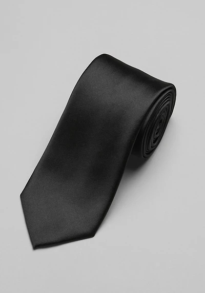 Men's Jos. A. Bank Solid Tie at Jos. A. Bank, Black,