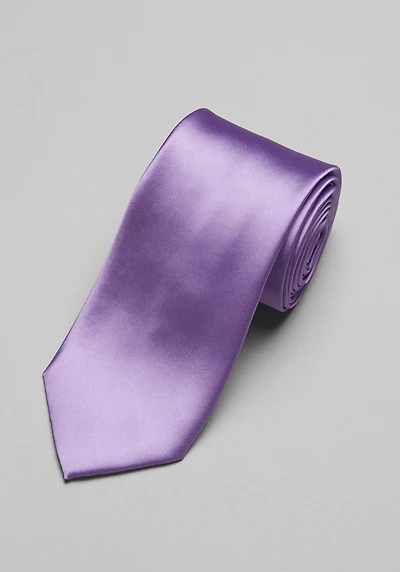Men's Jos. A. Bank Solid Tie - Long at Jos. A. Bank, Lilac/Purple,