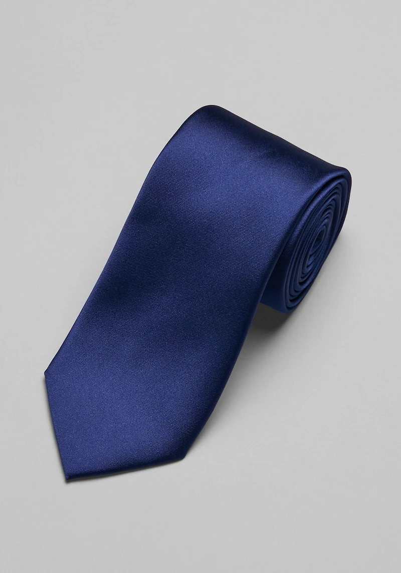Men's Jos. A. Bank Solid Tie - Long at Jos. A. Bank, Blue/Navy,