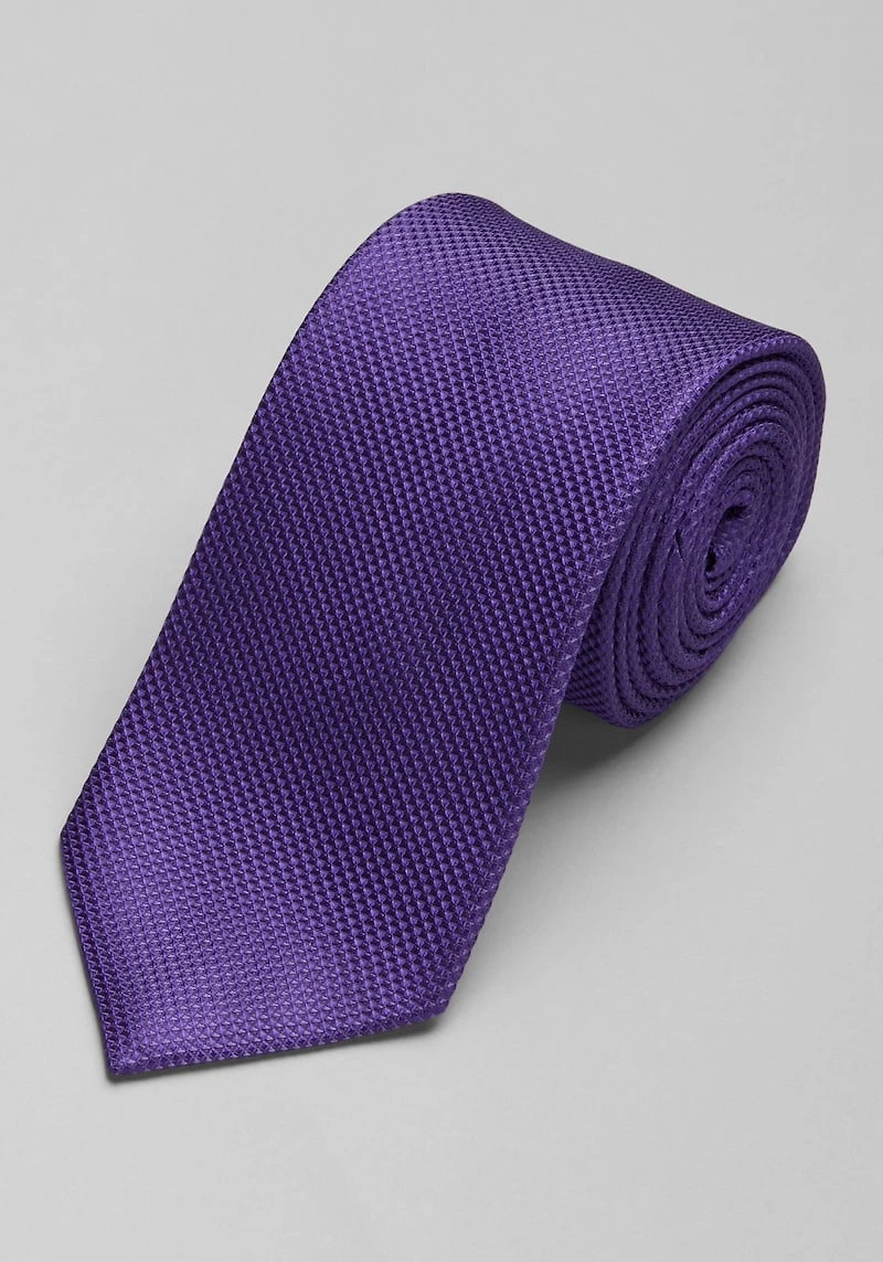 Men's Traveler® Collection Solid Tie at Jos. A. Bank, Purple