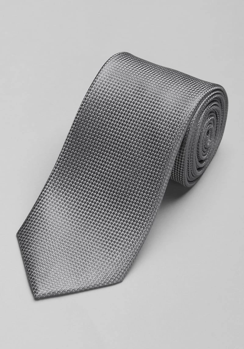 Men's Traveler® Collection Solid Tie at Jos. A. Bank, Grey,