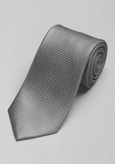 Men's Traveler® Collection Solid Tie at Jos. A. Bank, Grey,