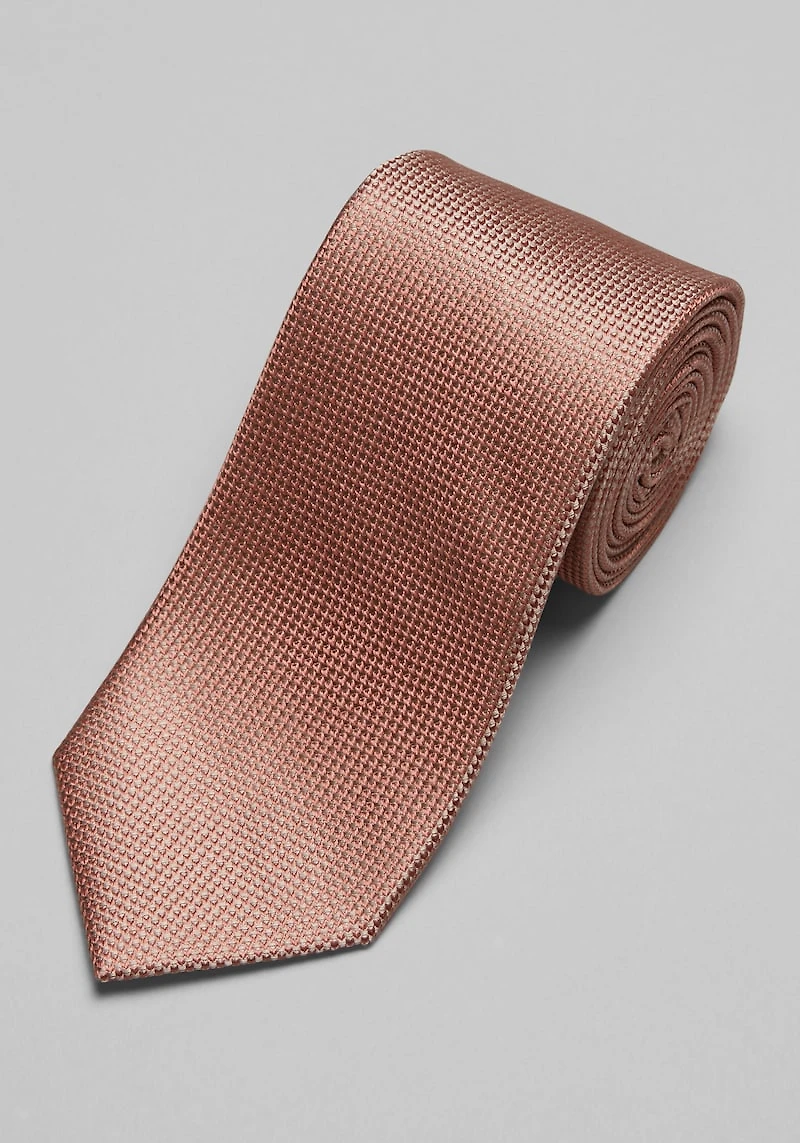 Men's Traveler Collection Solid Tie at Jos. A. Bank, Blue/Terracotta,