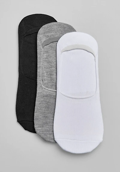Men's Jos. A. Bank No Show Socks, 3-Pack at Jos. A. Bank, Multi,