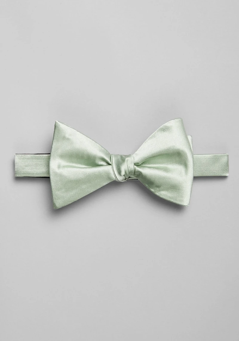 Men's Jos. A. Bank Solid Pre-Tied Bow Tie at Jos. A. Bank, Green/Sage,