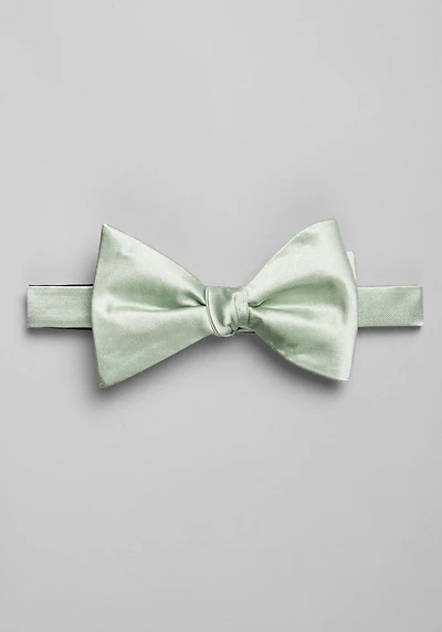 Men's Jos. A. Bank Solid Pre-Tied Bow Tie at Jos. A. Bank, Green/Sage,