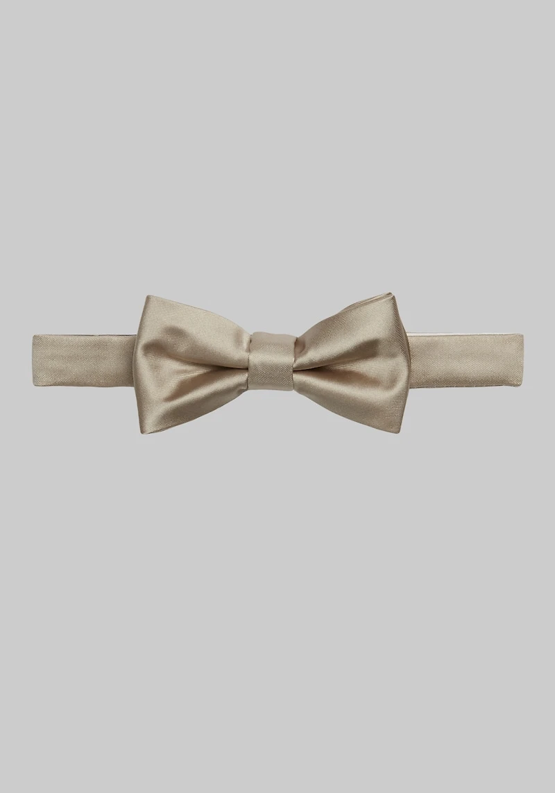 Men's Jos. A. Bank Pre-Tied Bow Tie at Jos. A. Bank, Oatmeal/Tan,