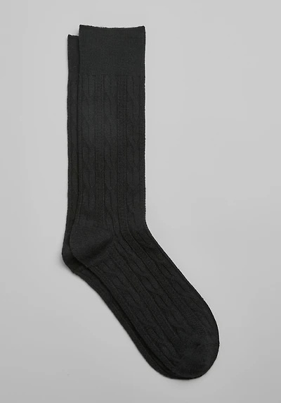 Men's Jos. A. Bank Cashmere Blend Socks at Jos. A. Bank, Black,