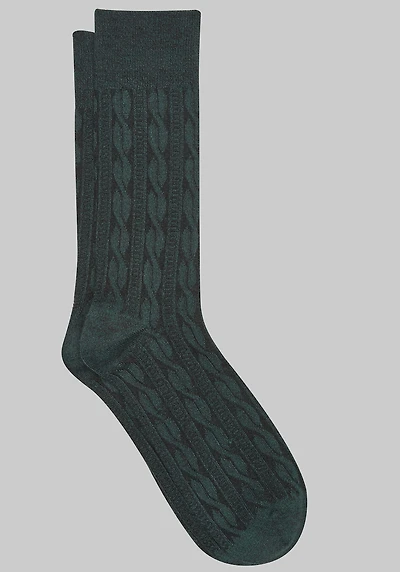 Men's Jos. A. Bank Cashmere Blend Socks at Jos. A. Bank, Green/Hunter Twist,