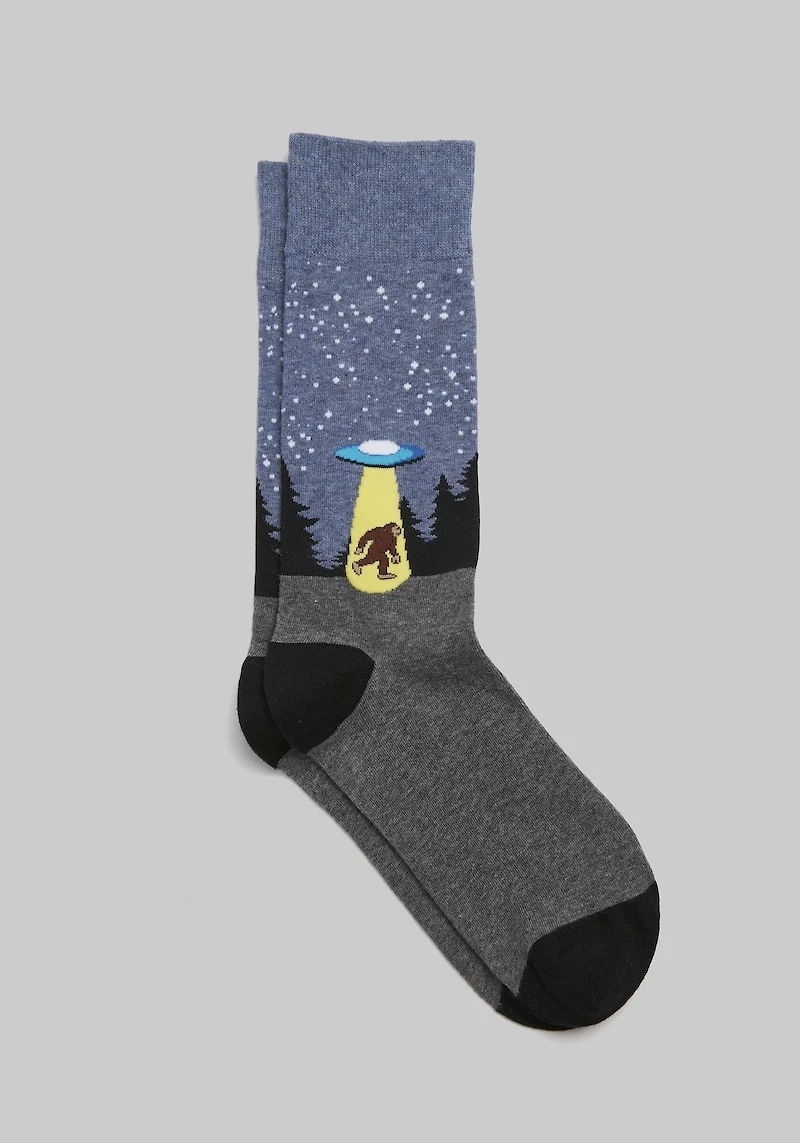 Men's Jos. A. Bank Big Foot & UFO Socks at Jos. A. Bank, Blue/Navy Heather,
