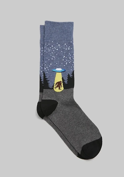 Men's Jos. A. Bank Big Foot & UFO Socks at Jos. A. Bank, Blue/Navy Heather,