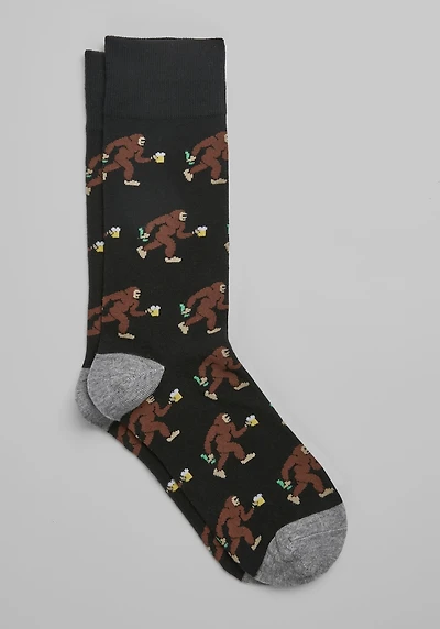 Men's Jos. A. Bank Big Foot & Beer Socks at Jos. A. Bank, Black,