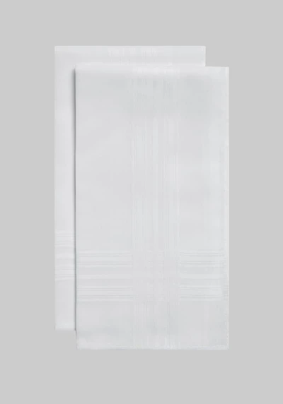 Men's Jos. A. Bank Handkerchief, 2-Pack at Jos. A. Bank, Cream/White,