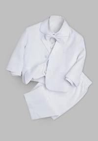 Peanut Butter Collection Bond Slim Fit 5-Piece Toddlers Tuxedo at Jos. A. Bank, Cream/White