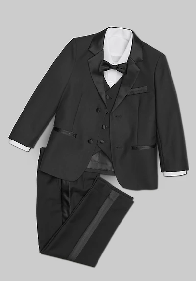 Peanut Butter Collection 007 Slim Fit Toddler's Tuxedo at Jos. A. Bank, Black