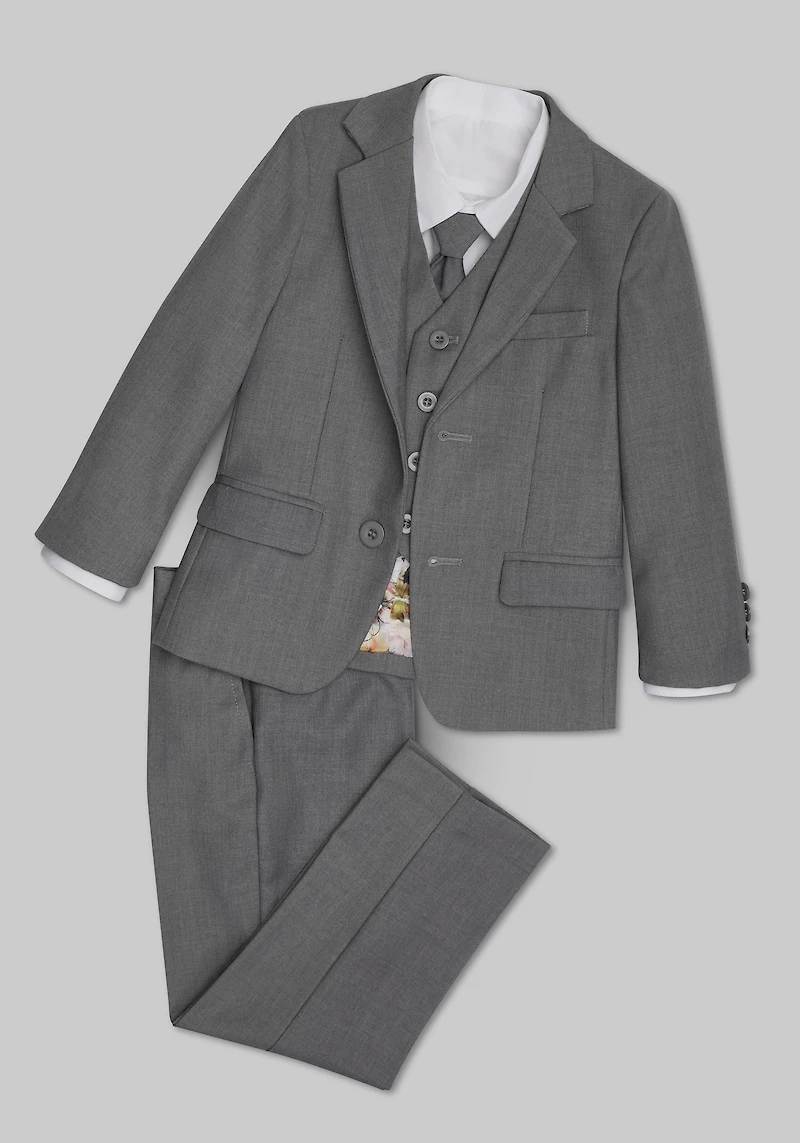 Peanut Butter Collection 007 Slim Fit Toddlers Suit at Jos. A. Bank, Grey