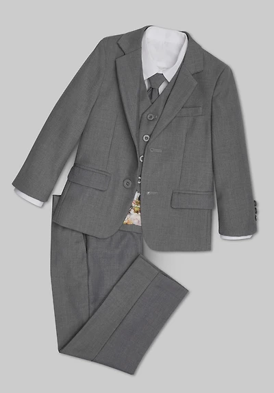 Peanut Butter Collection 007 Slim Fit Toddlers Suit at Jos. A. Bank, Grey