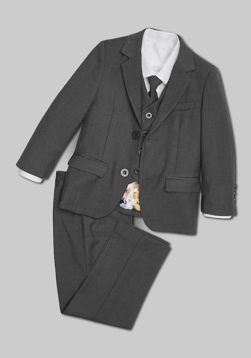 Peanut Butter Collection 007 Slim Fit Toddlers Suit at Jos. A. Bank, Charcoal/Grey