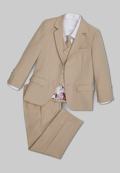 Peanut Butter Collection 007 Slim Fit Toddlers Suit at Jos. A. Bank, Cream/Ecru/White