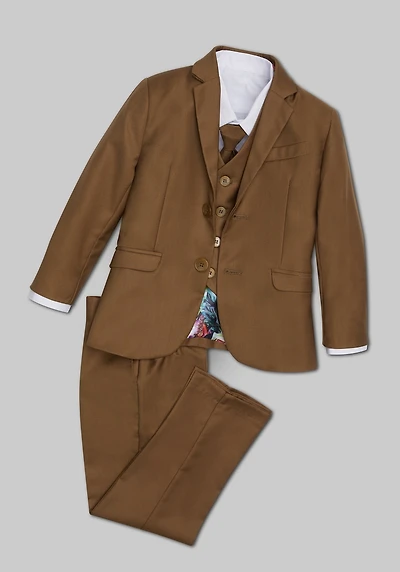 Peanut Butter Collection 007 Slim Fit Toddlers Suit at Jos. A. Bank, Brown