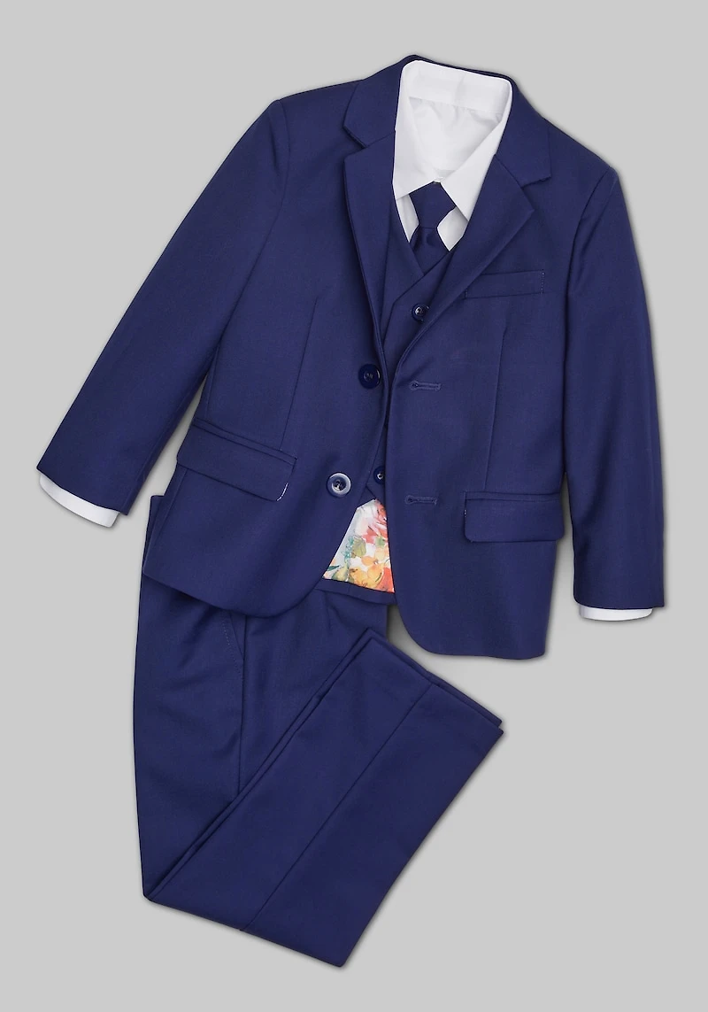 Peanut Butter Collection 007 Slim Fit Toddlers Suit at Jos. A. Bank, Dark Blue