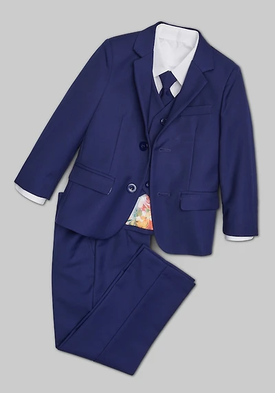 Peanut Butter Collection 007 Slim Fit Toddlers Suit at Jos. A. Bank, Dark Blue