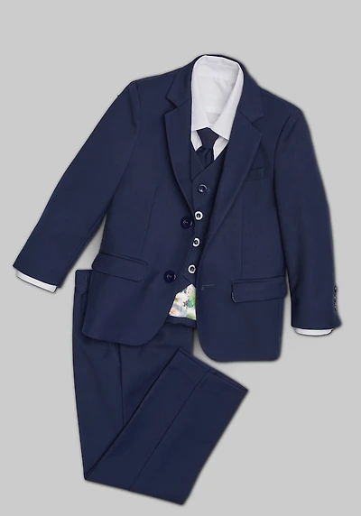 Peanut Butter Collection 007 Slim Fit Toddlers Suit at Jos. A. Bank, Blue/Navy