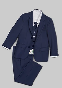 Peanut Butter Collection 007 Slim Fit Toddlers Suit at Jos. A. Bank, Blue/Navy