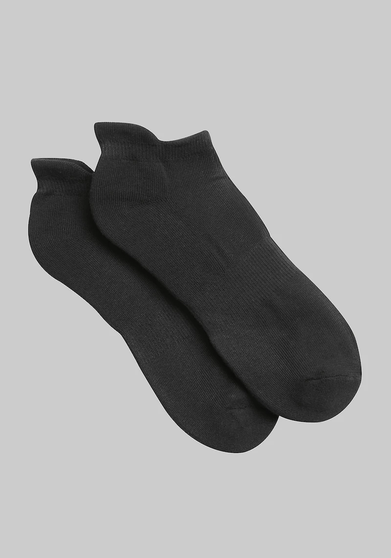 Men's Jos. A. Bank Cushioned Low-Cut Socks, 2-Pack at Jos. A. Bank, Black,