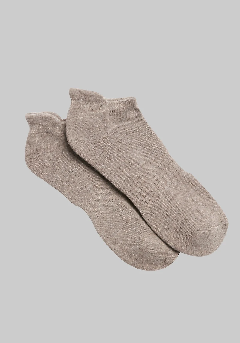 Men's Jos. A. Bank Cushioned Low-Cut Socks, 2-Pack at Jos. A. Bank, Tan,